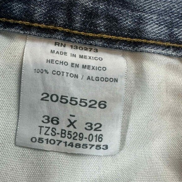 Lee Men’s Relaxed Fit Jeans 36x32 – Classic Blue Denim - Picture 6 of 13